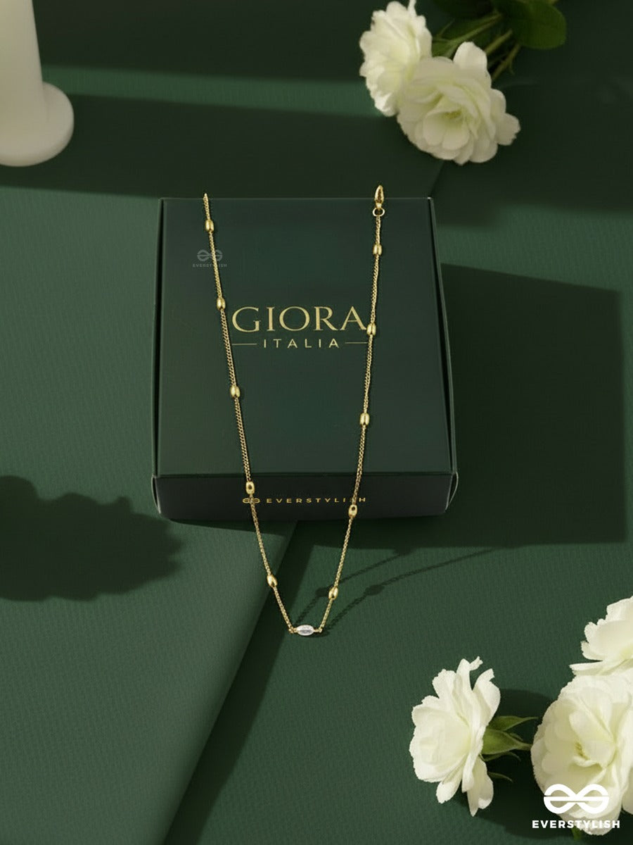 Giora Italia - Aurelia - Stainless Steel 18K Gold Plated Anti-Tarnish Chain Necklace