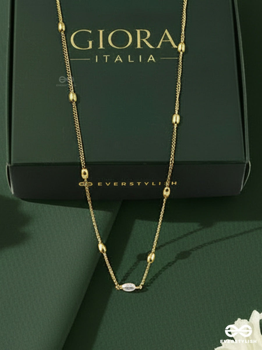 Giora Italia - Aurelia - Stainless Steel 18K Gold Plated Anti-Tarnish Chain Necklace