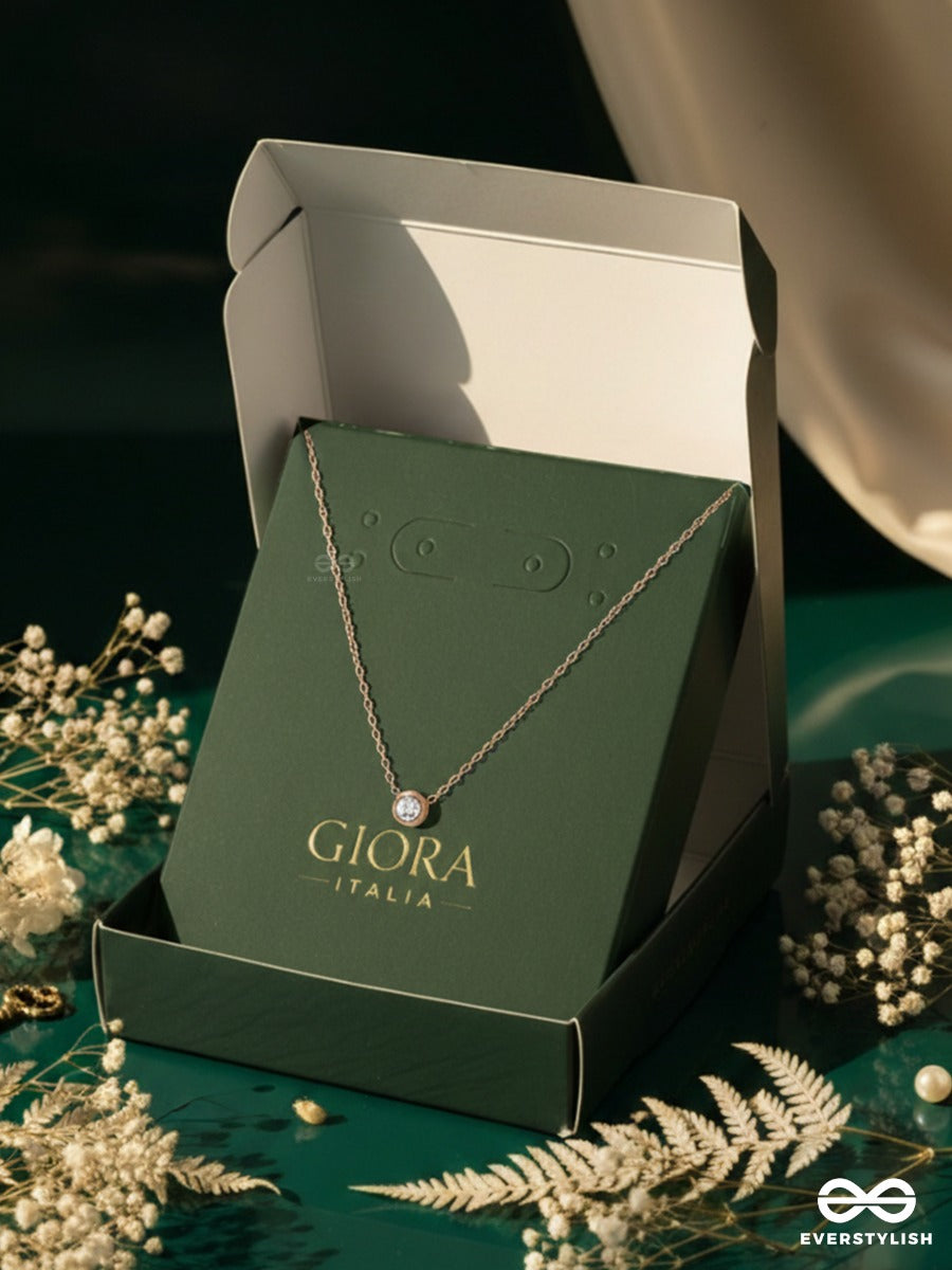Giora Italia - The Golden Speck – Stainless Steel 18K Gold Plated Anti-Tarnish Necklace
