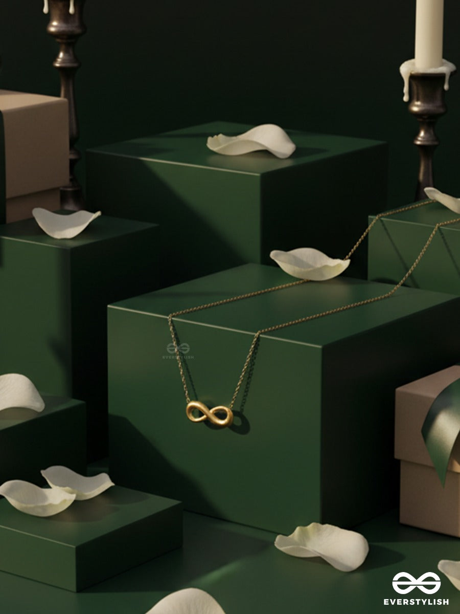 Giora Italia - Sign Of Always – Stainless Steel 18K Gold Plated Anti-Tarnish Infinity Pendant Necklace