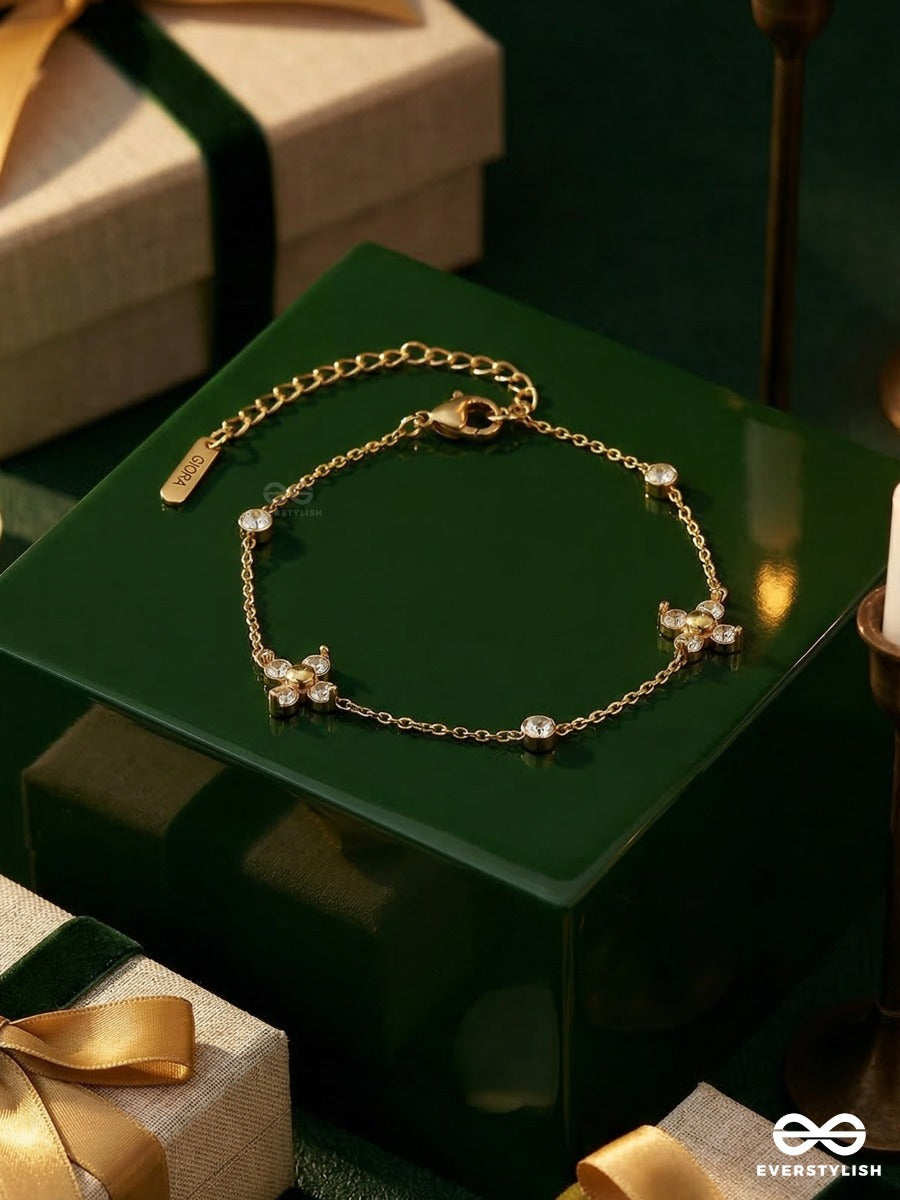 Giora Italia - Dewy Glow – Stainless Steel 18K Gold Plated Anti-Tarnish Minimal Chain Bracelet