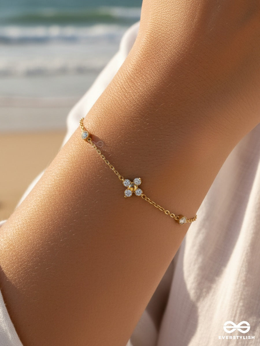 Giora Italia - Dewy Glow – Stainless Steel 18K Gold Plated Anti-Tarnish Minimal Chain Bracelet