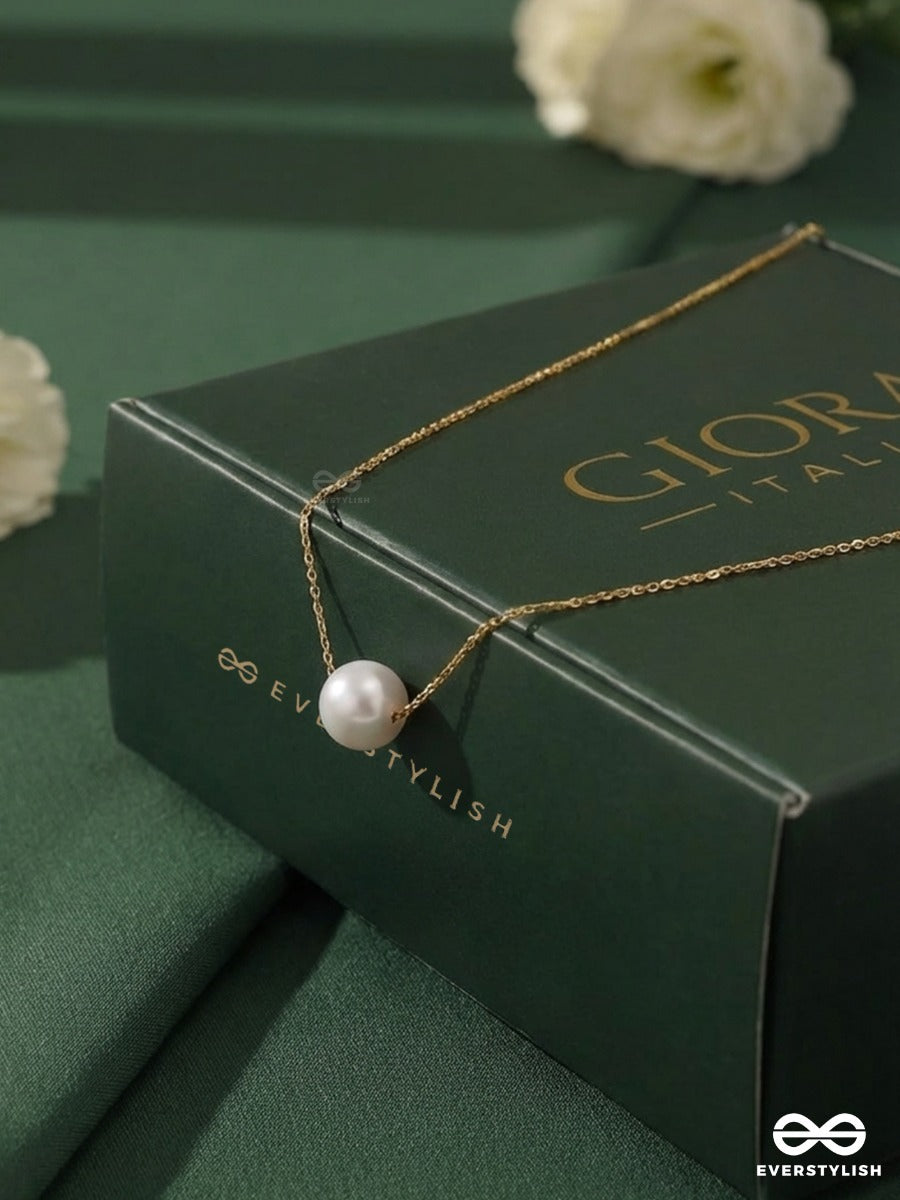 Giora Italia - Ivoria – Stainless Steel 18K Gold Plated Anti-Tarnish Pearl Necklace
