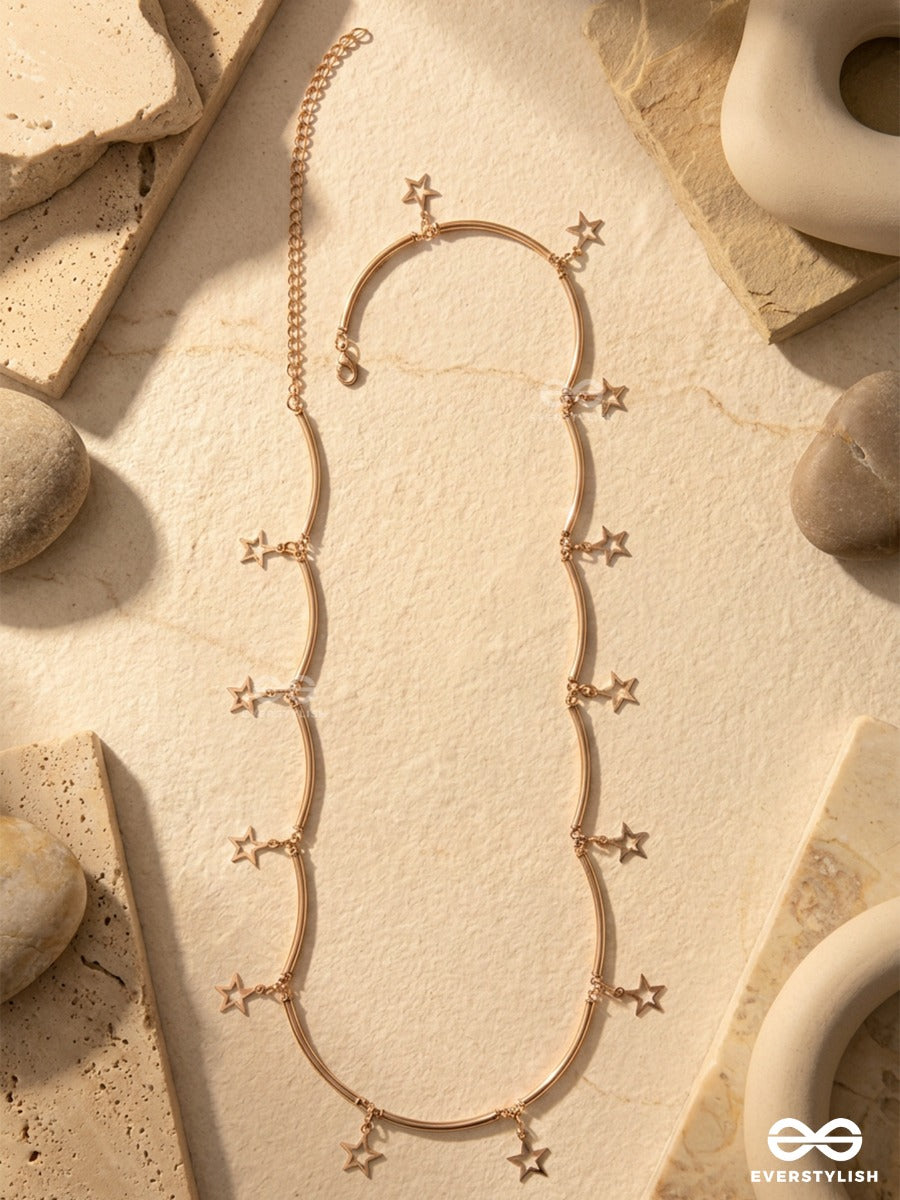Wishful – Gold-Tone Waistchain With Dangling Star Charms