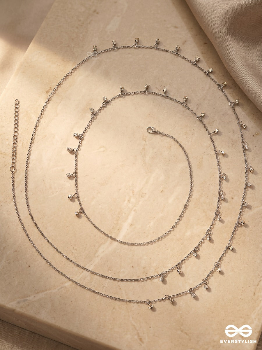 Star Signal – Dainty Silver Celestial Body Chain