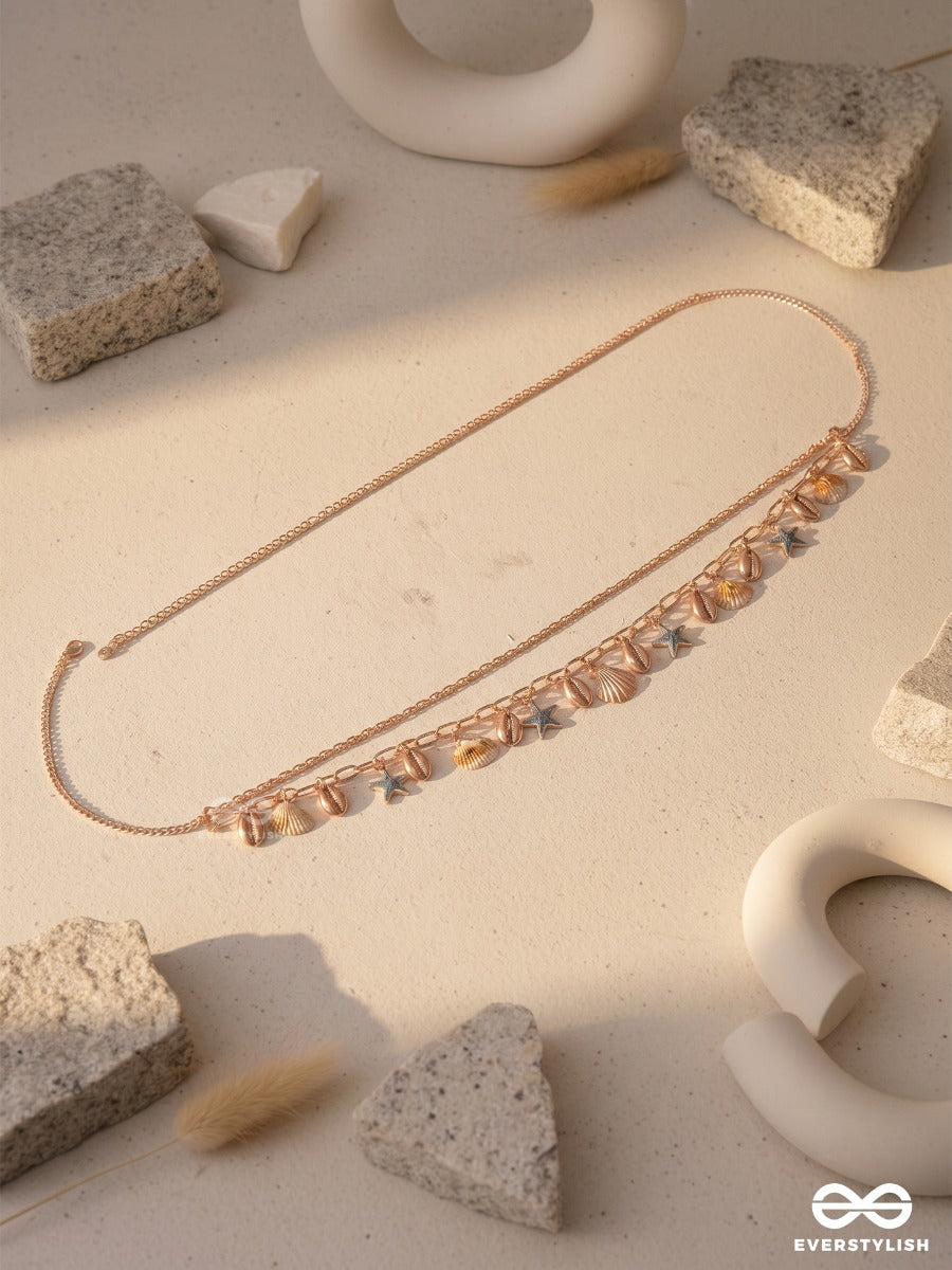 Maldiva – Ocean-Inspired Waist Chain With Shell Drops And Starfish Details