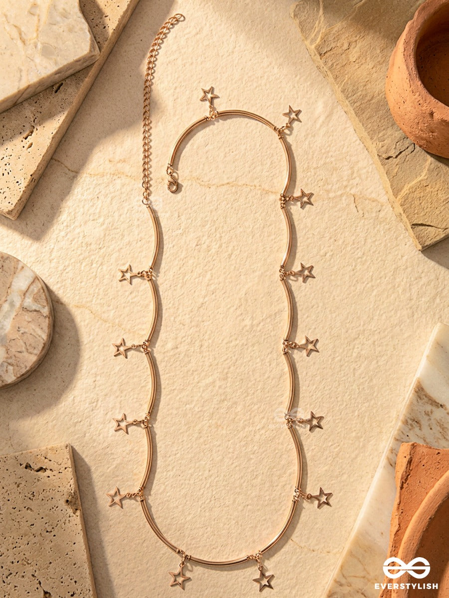 Wishful – Gold-Tone Waistchain With Dangling Star Charms