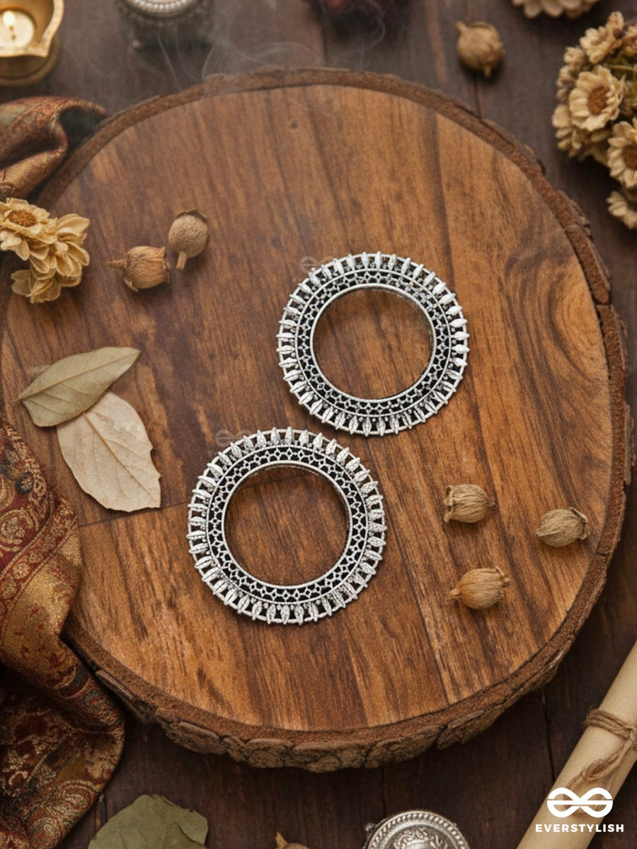 The Bohemian Tribals - Oxidised Boho Studs