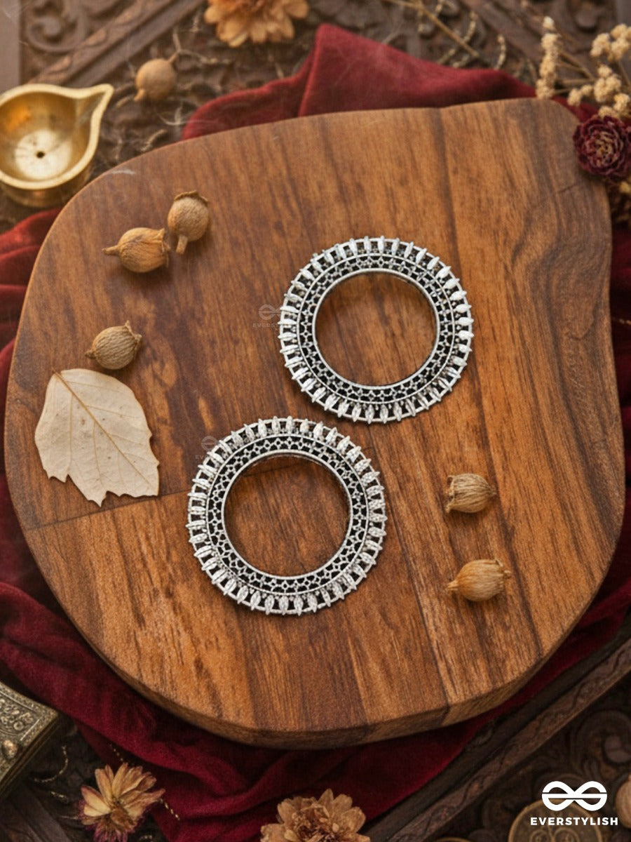 The Bohemian Tribals - Oxidised Boho Studs
