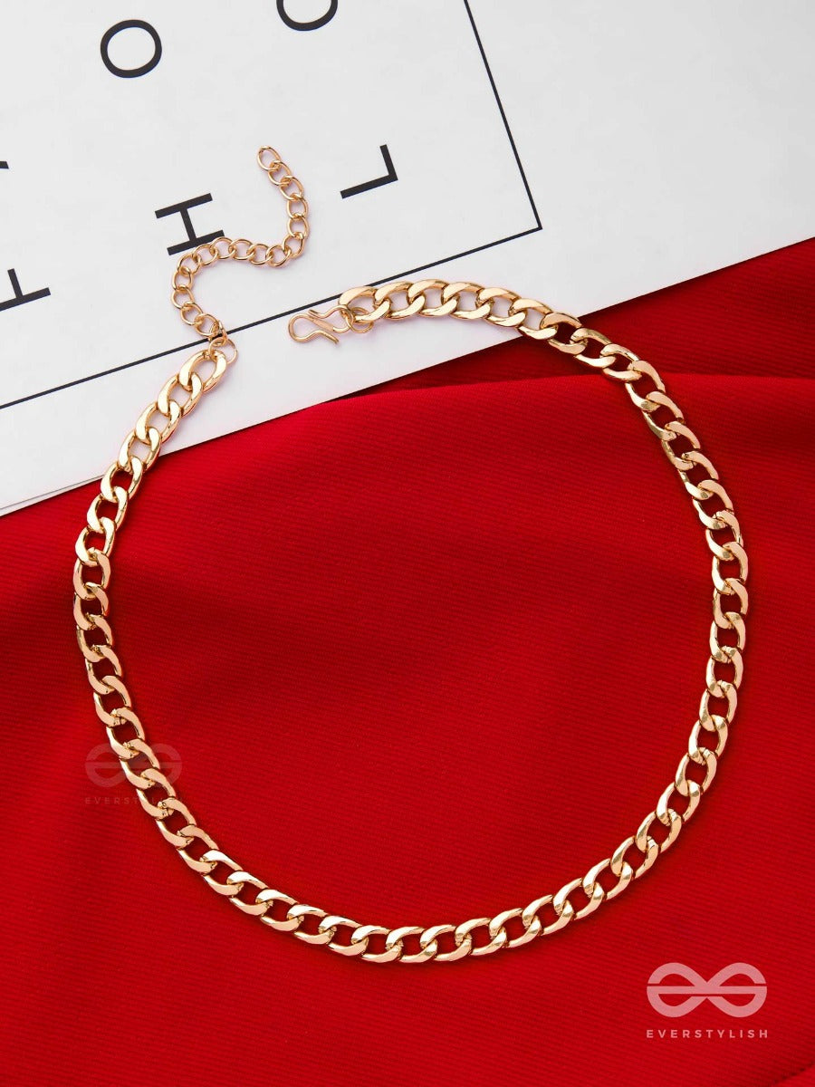 "The Chain Of Command" - Golden Statement Neckpiece