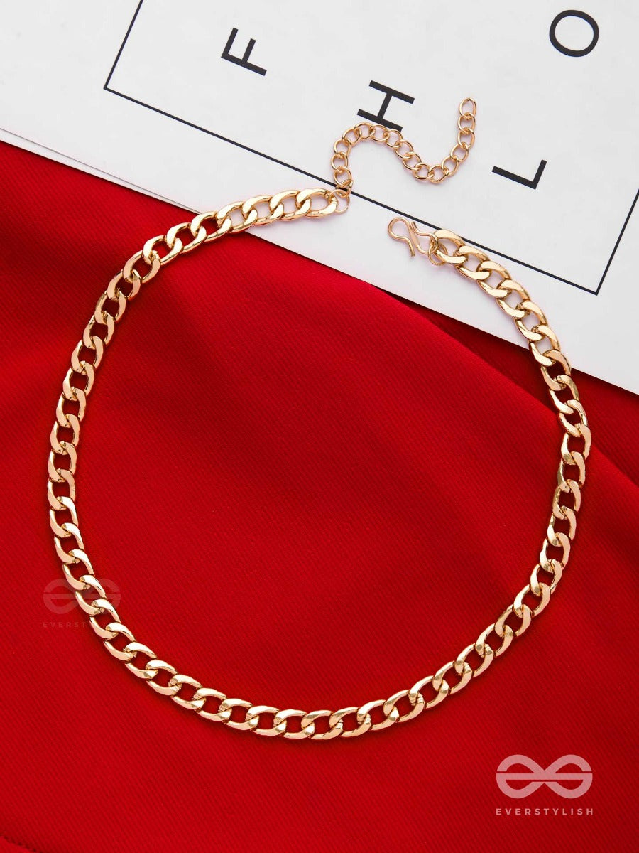 "The Chain Of Command" - Golden Statement Neckpiece