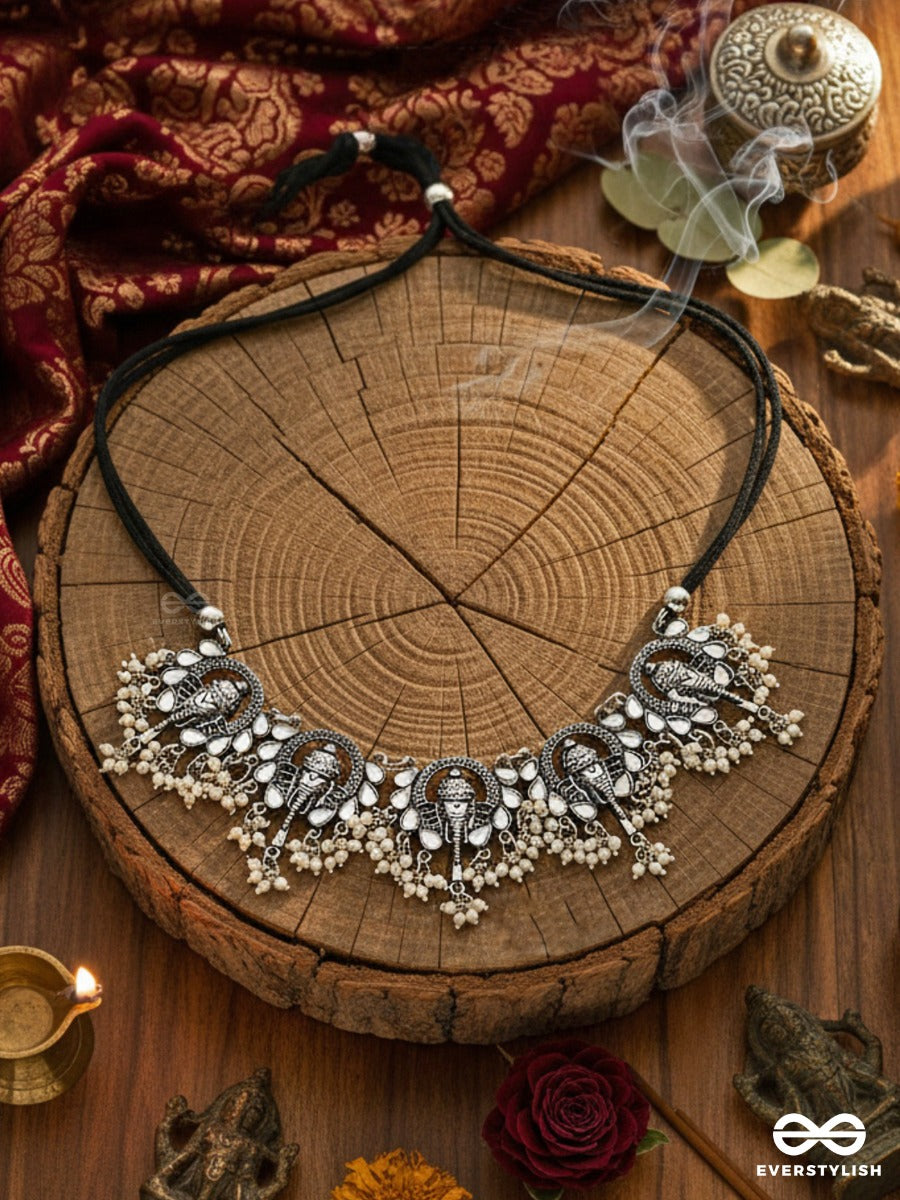A Spiritual Delight- Statement Ganesha Neckpiece