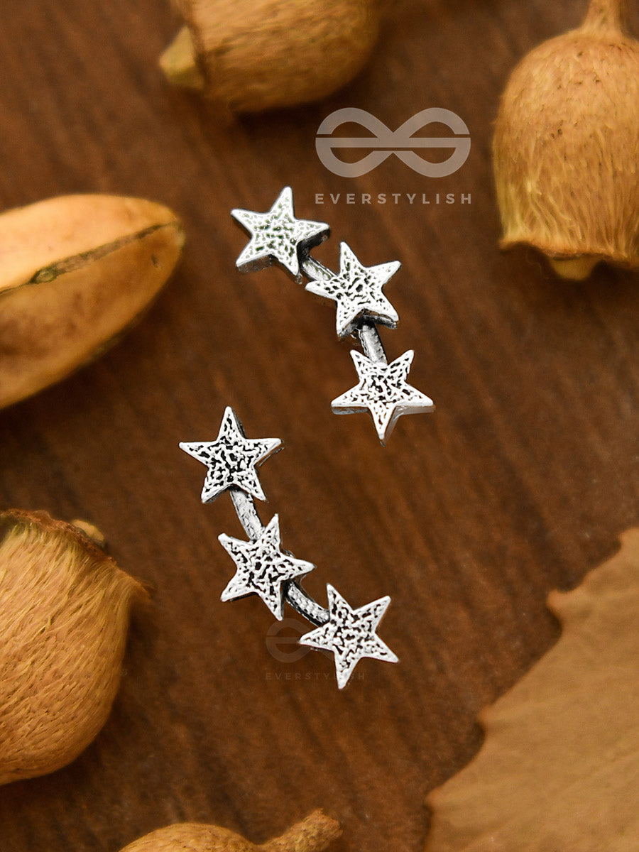 The Charming Triple Star Studs - Tiny Trinket Collection