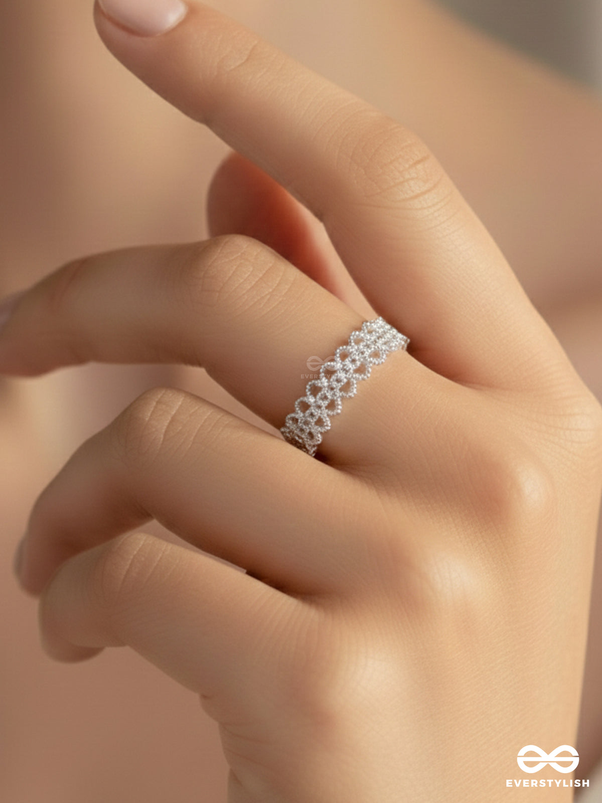The Intricate Elegance - Adjustable Ring
