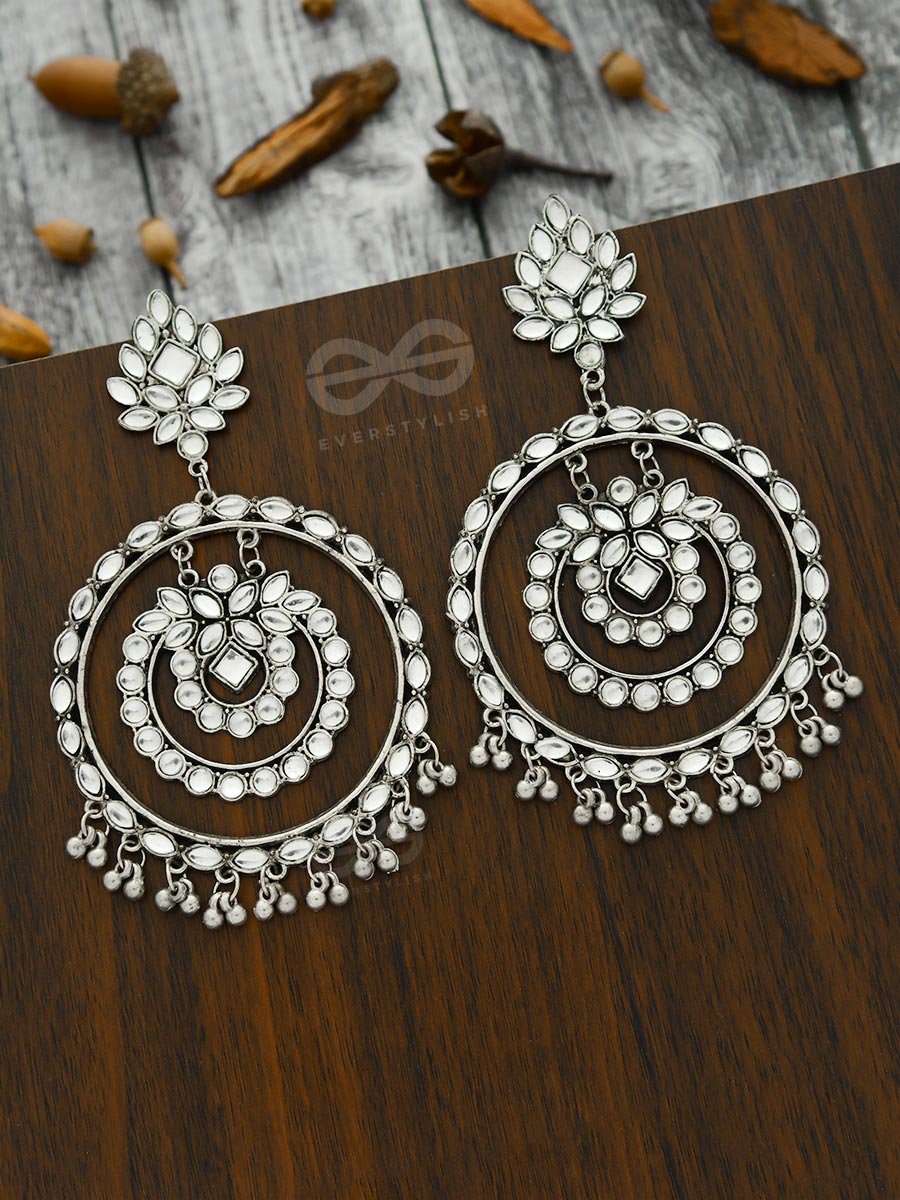The Statement Of Elegance - Statement Embellished Danglers
