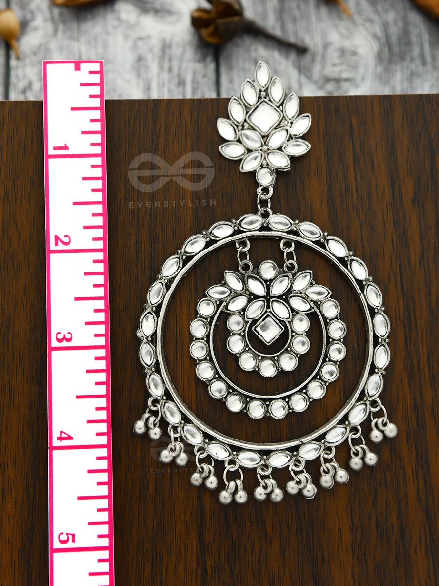 The Statement Of Elegance - Statement Embellished Danglers