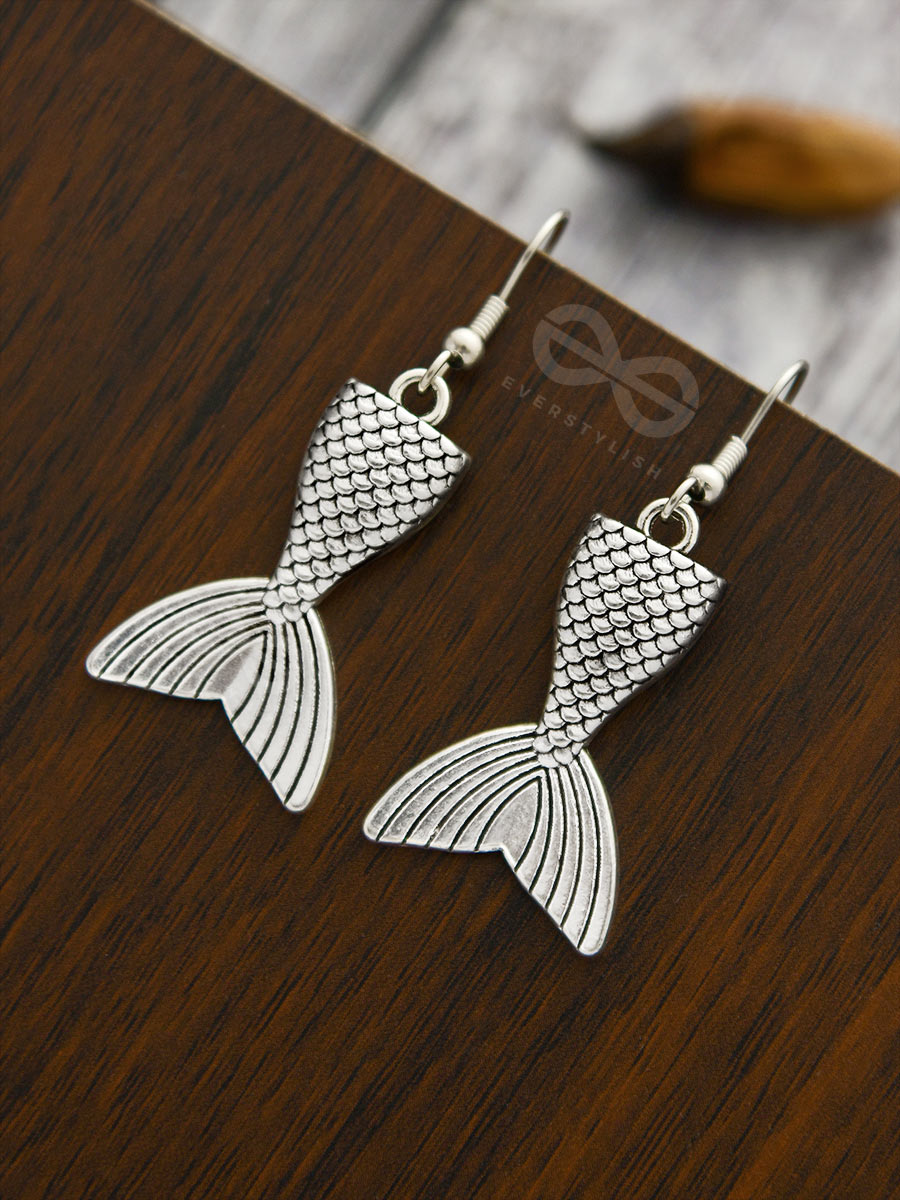 "For The Mermaid In Me" Danglers - Tiny Trinket Earrings