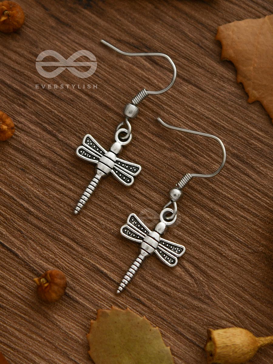 Gaia's Dragonflies - Tiny Trinket Earrings