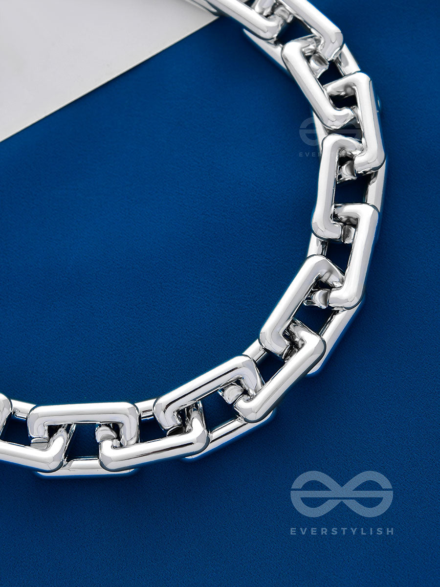 "Bold As I Am"- Silver Statement Neckpiece