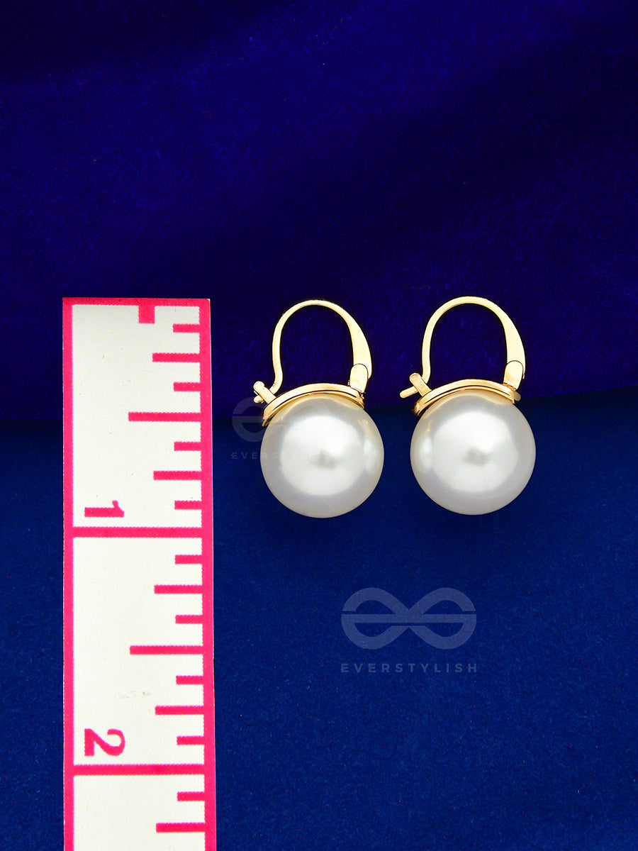 Tears Of Mermaid- White Pearl Earrings