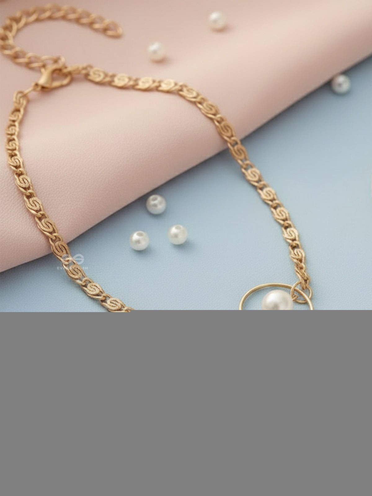 The Moon Ring- Golden Pearl Anklet