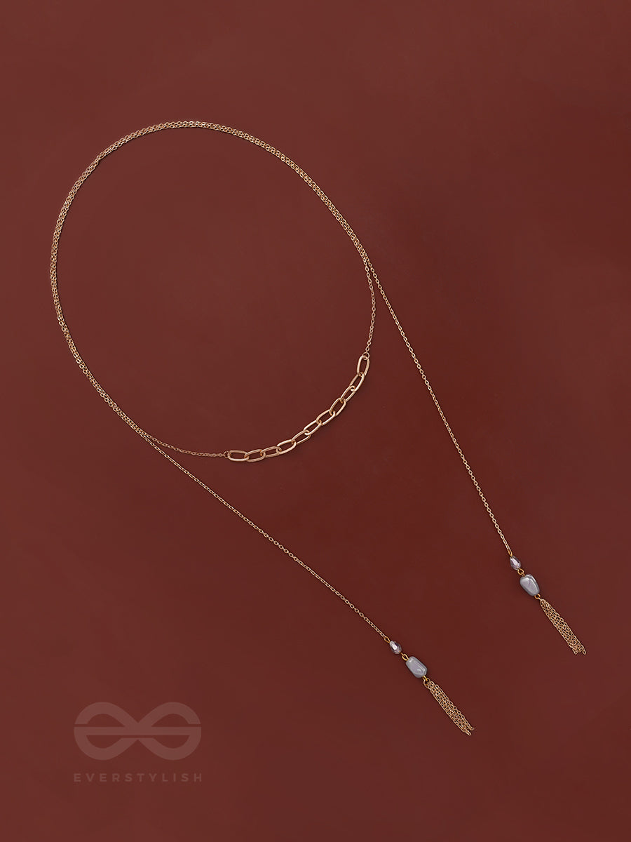 The Lovers Bridge- Golden Necklace Scarf