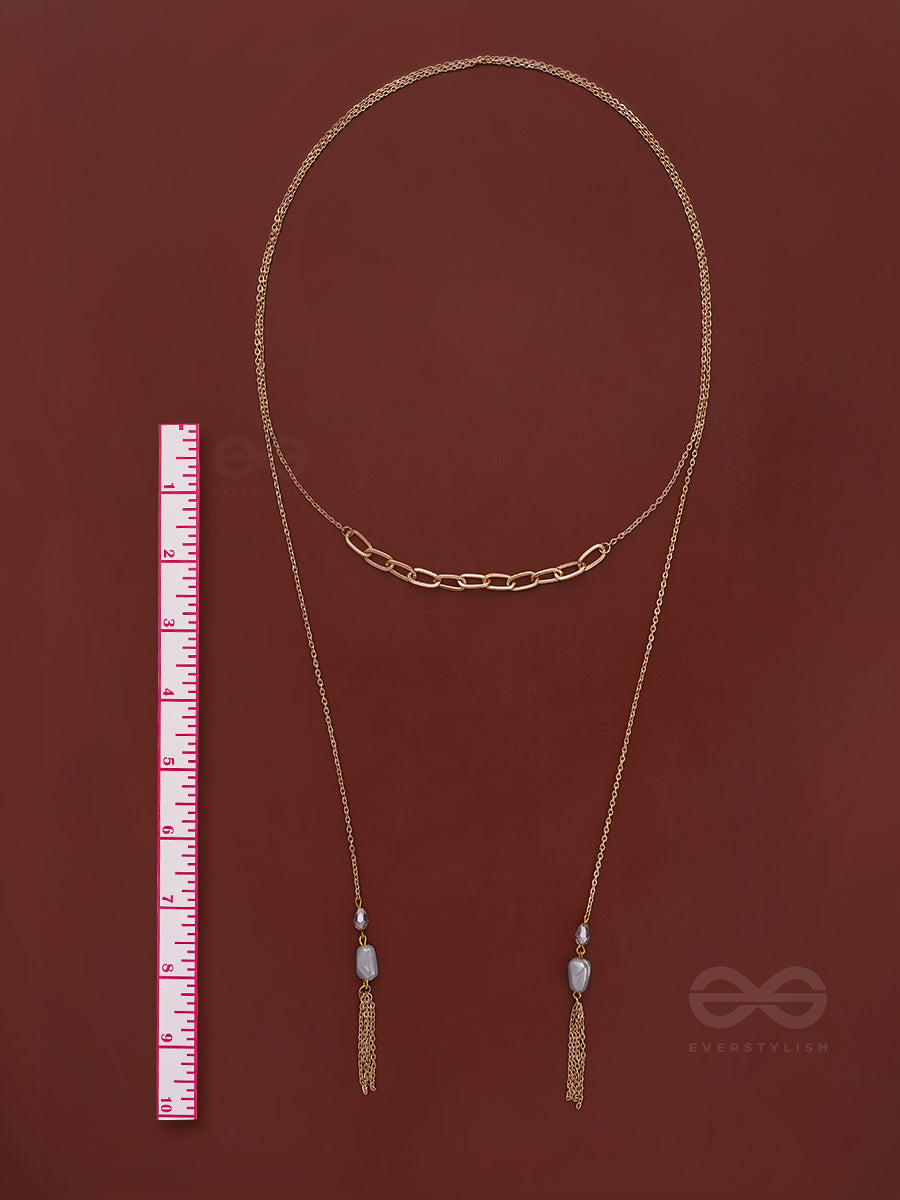 The Lovers Bridge- Golden Necklace Scarf
