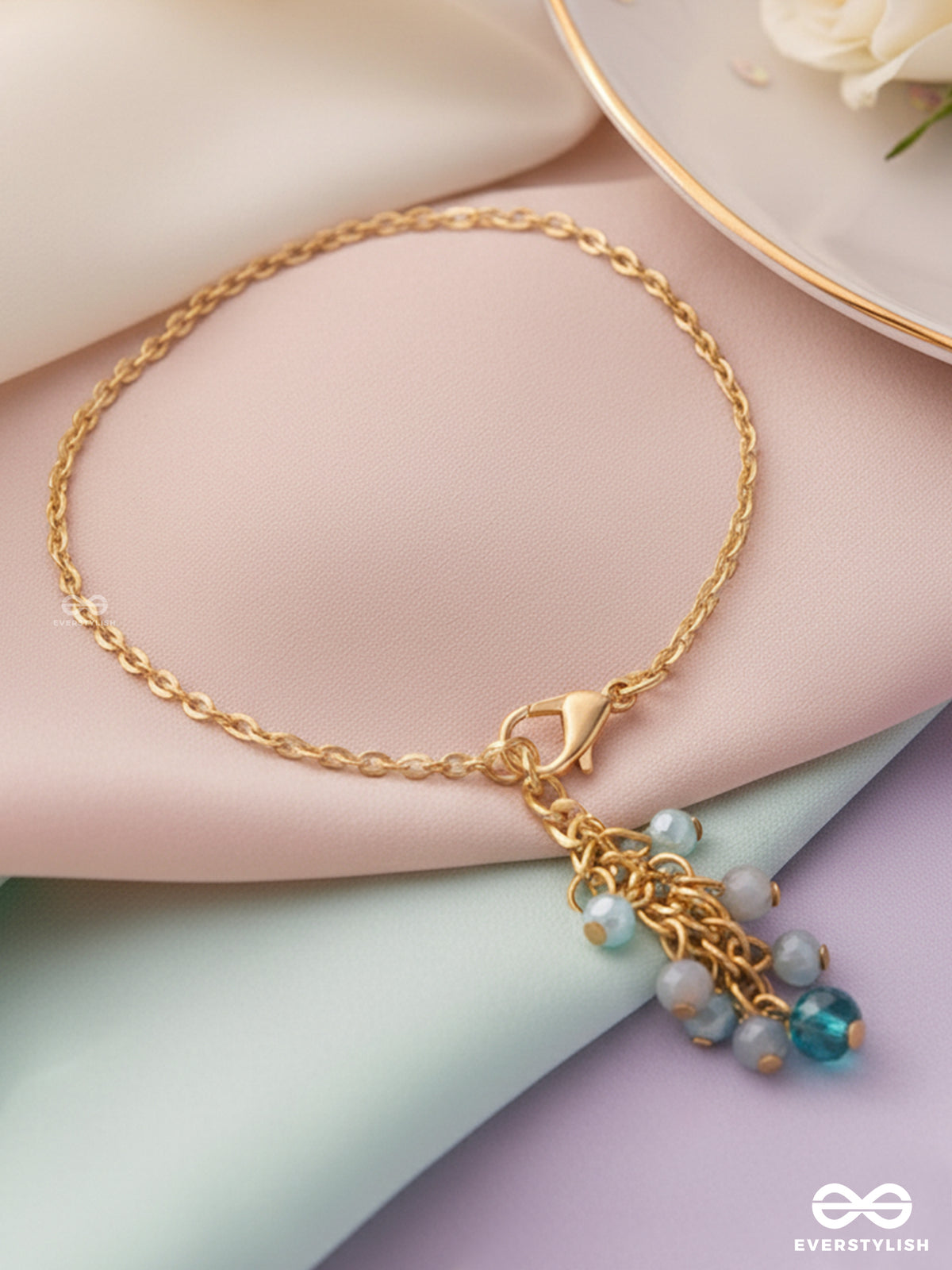 Fruits Of Heaven- Golden Beads Bracelet