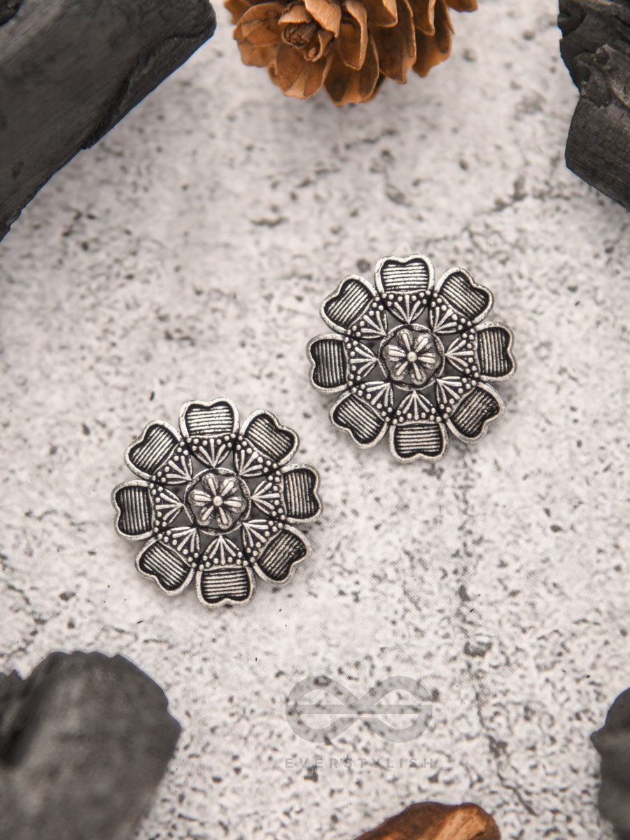 The Black Dahlia- Tiny Trinket Earrings