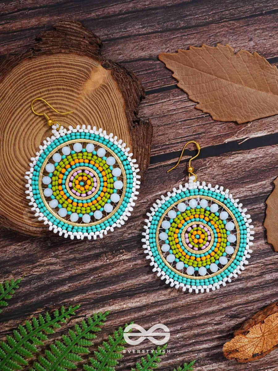 The Wheel Of Fortune- Elegant Beaded Earrings