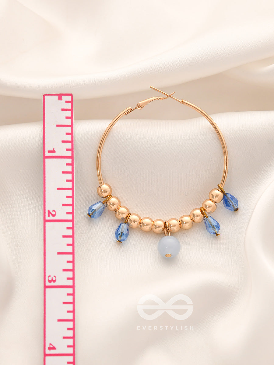 The Sun Shower- Golden Embellished Earrings