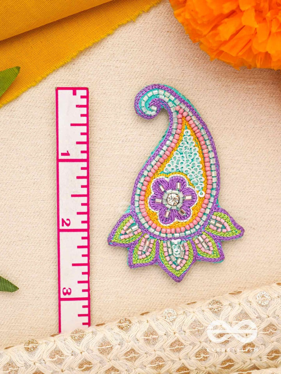 Vihaarin- The Charming- Resham And Sequins Embroidered Earrings