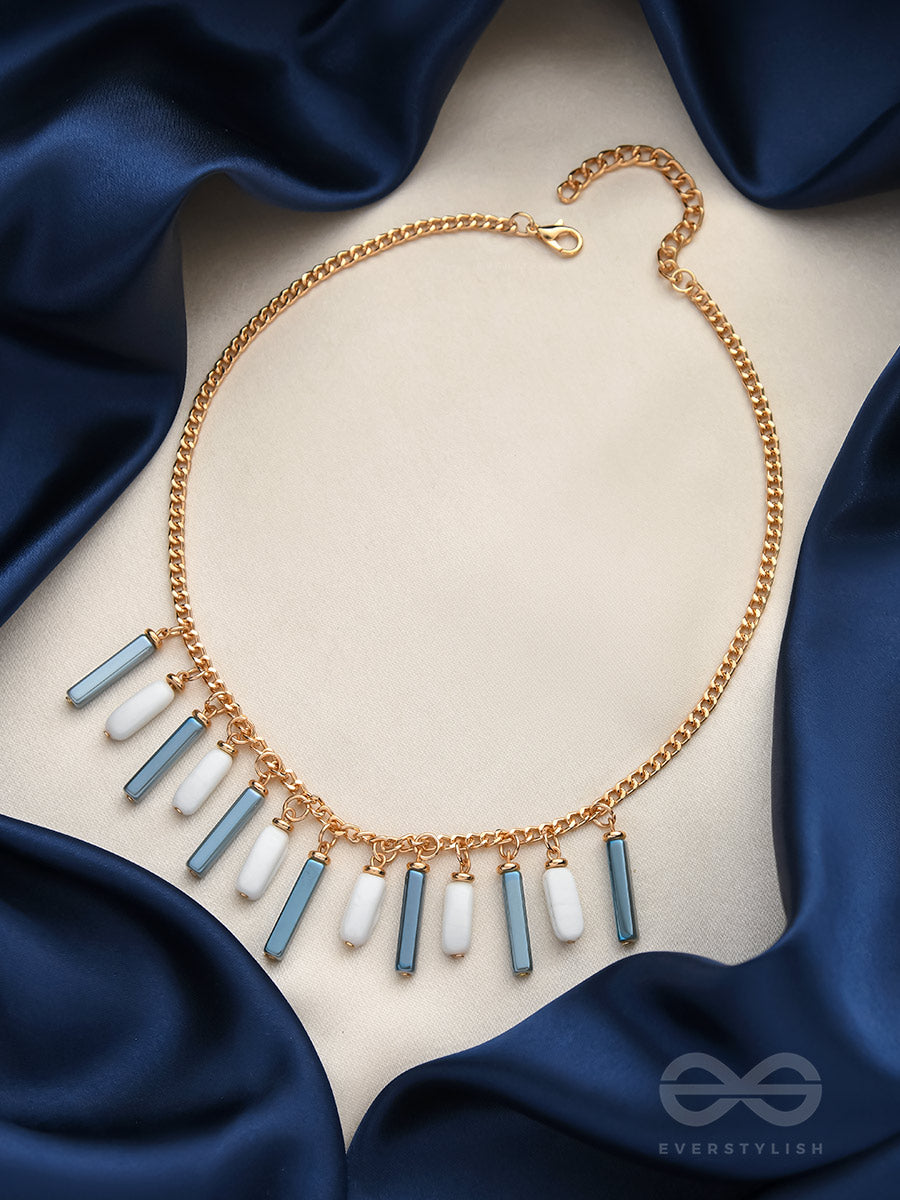 The Twilight- Golden Embellished Necklace With Anti-Tarnish Coating