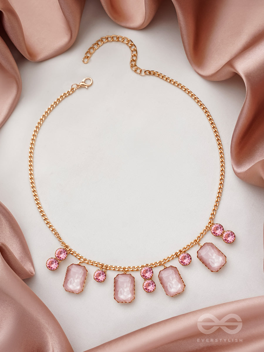The Garden Of Evening Mists- Golden Embellished Necklace With Anti-Tarnish Coating