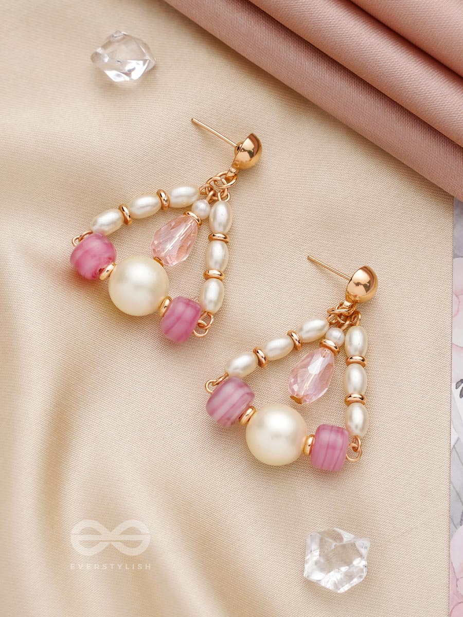 The Cinderella Swing- Golden Embellished Earrings