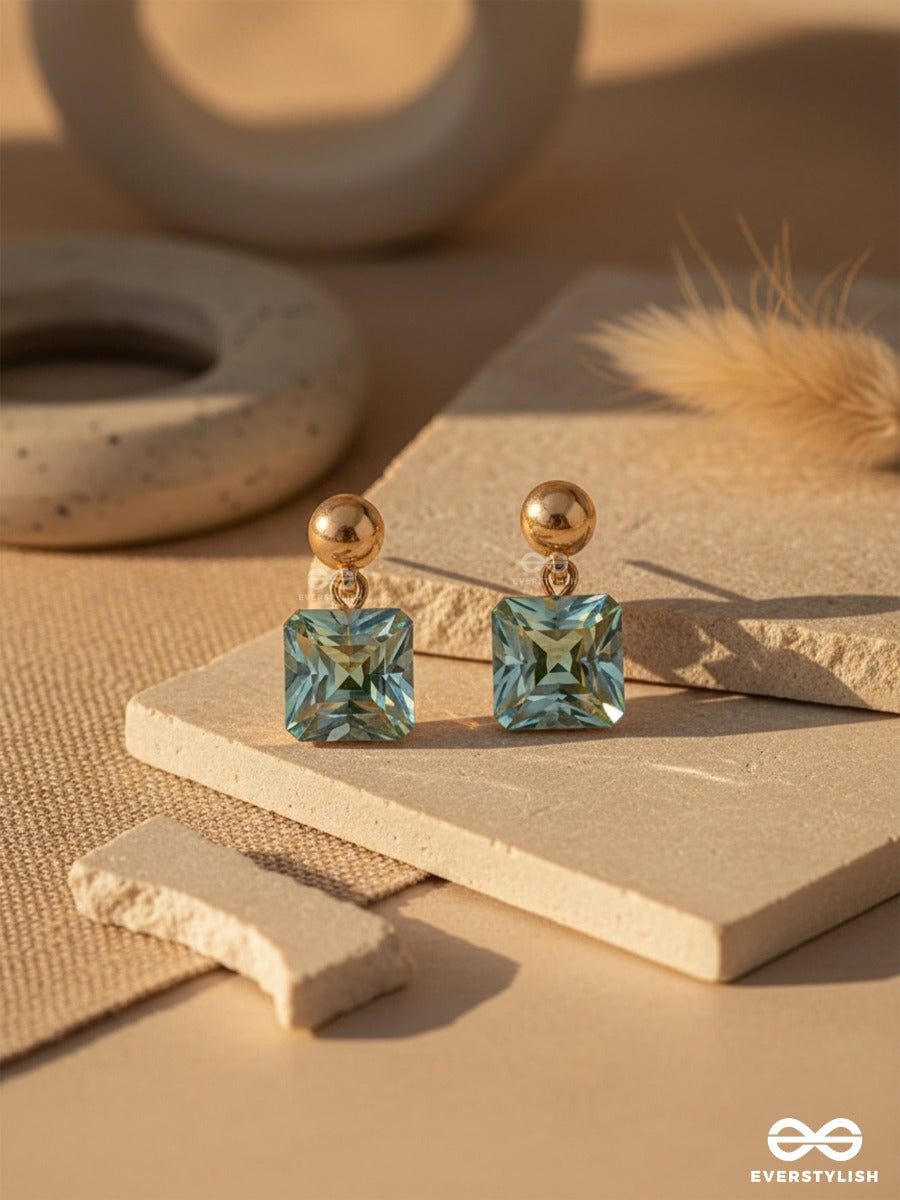 The Gothic Glam- Golden Embellished Earrings