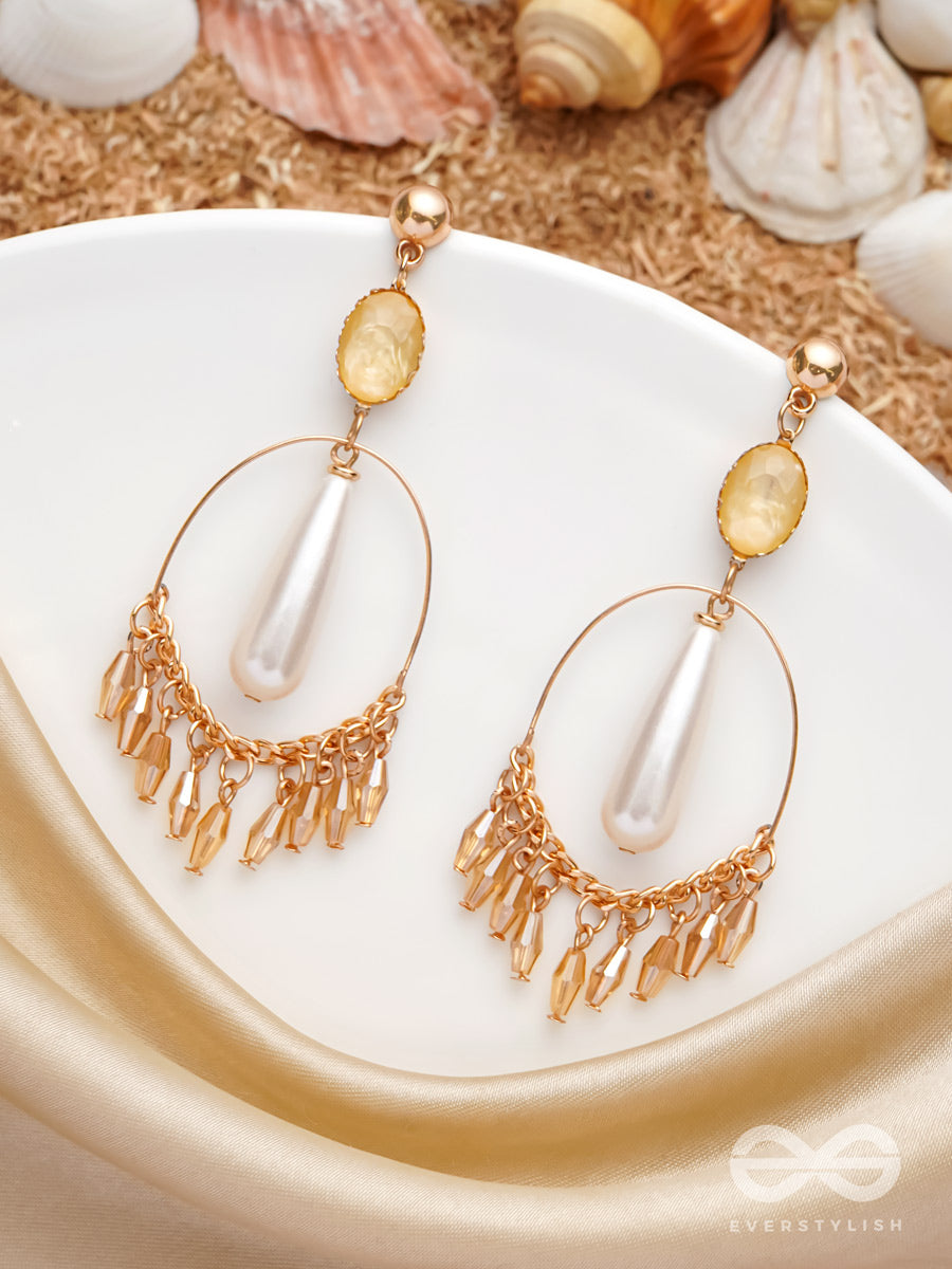 A Ray Of Sunshine - Golden Drop Earrings