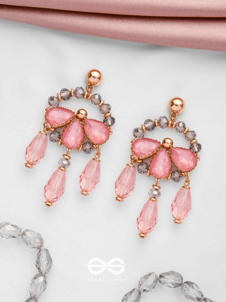 Bold Blossom Beauties - Golden Statement Earrings