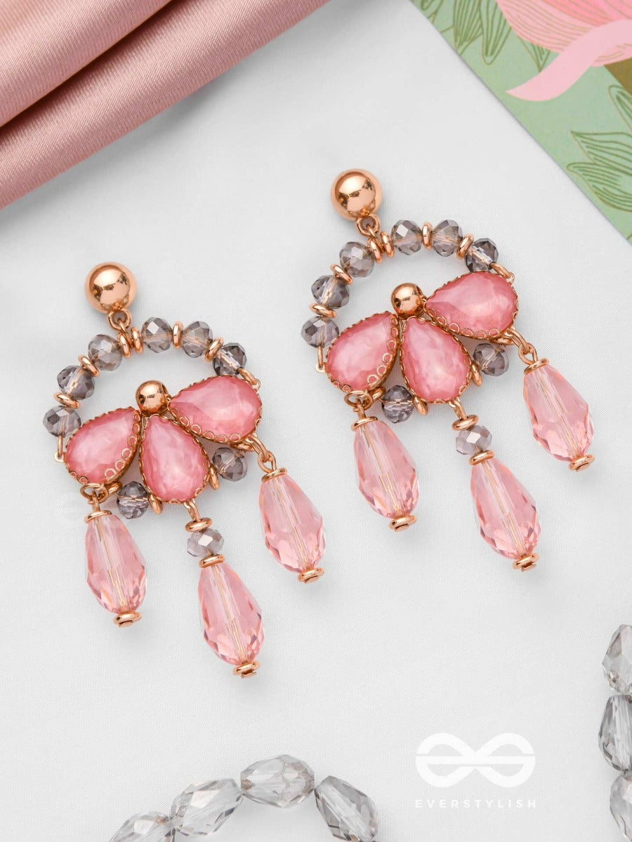 Bold Blossom Beauties - Golden Statement Earrings