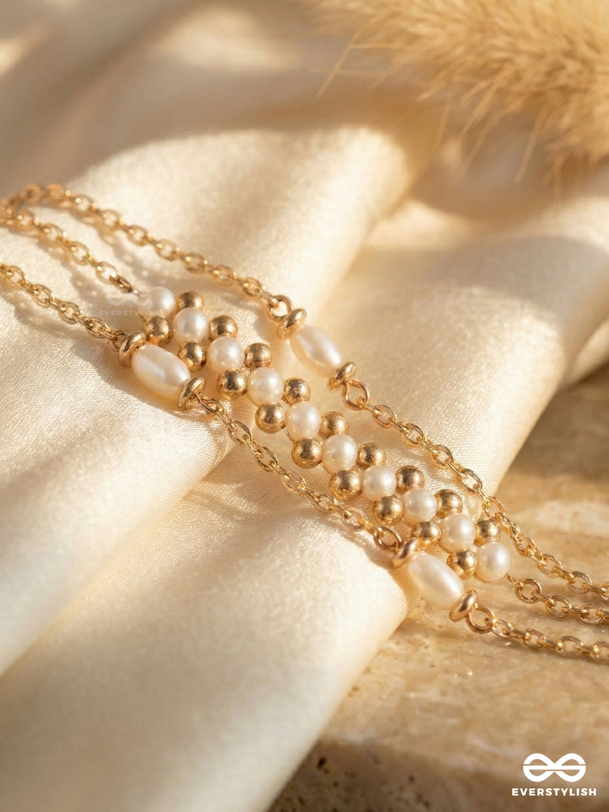 The Vanilla Swirl - Delicate Handmade Bracelet