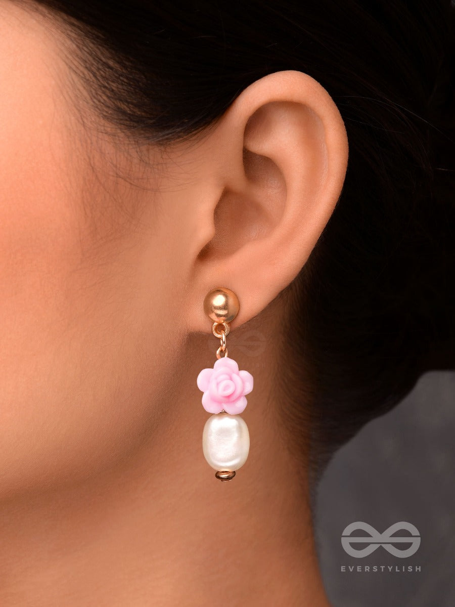 Fluttering Flower Fairy - Cute Dangler Earrings