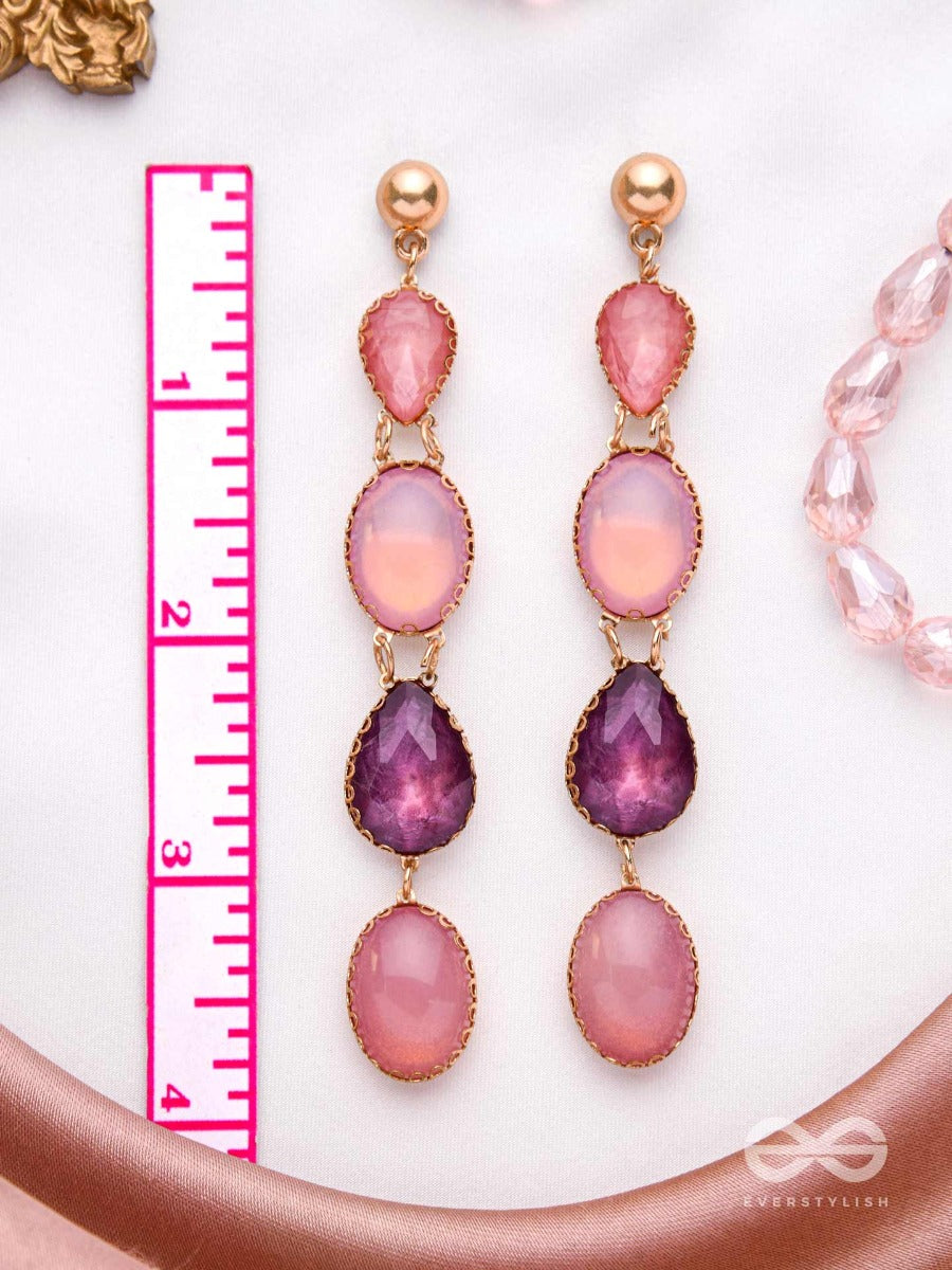 Rose Soaked Rain - Classic Statement Earrings