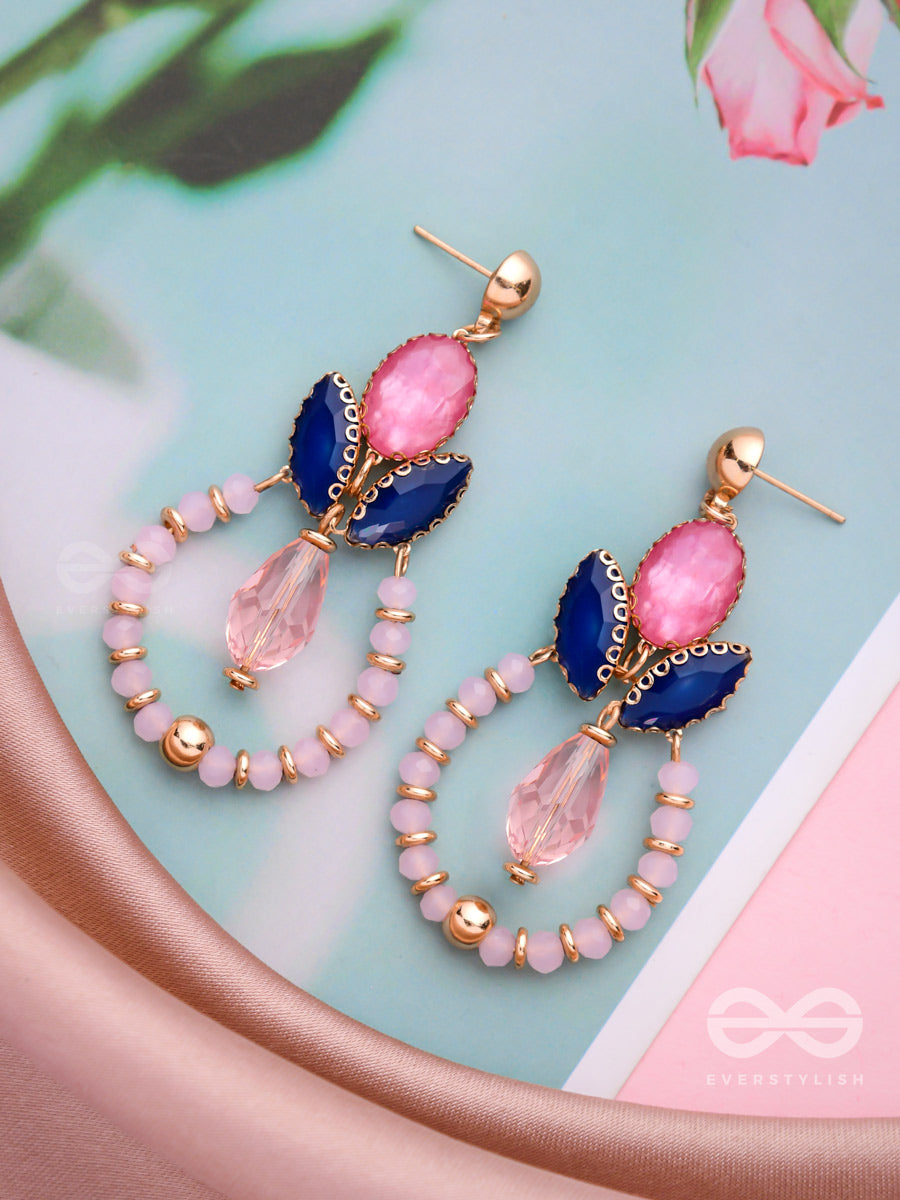 The Enchanting Whisperers - Golden Statement Earrings