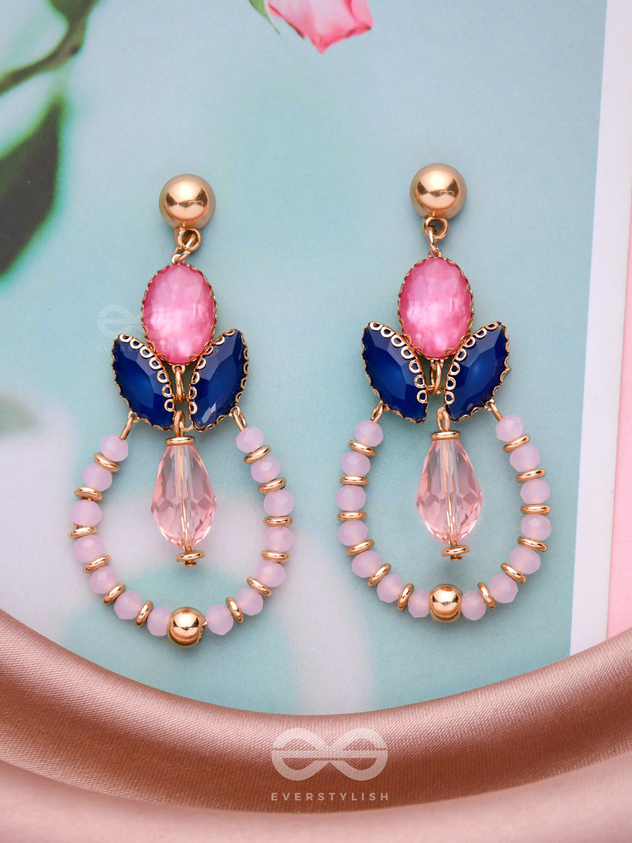 The Enchanting Whisperers - Golden Statement Earrings
