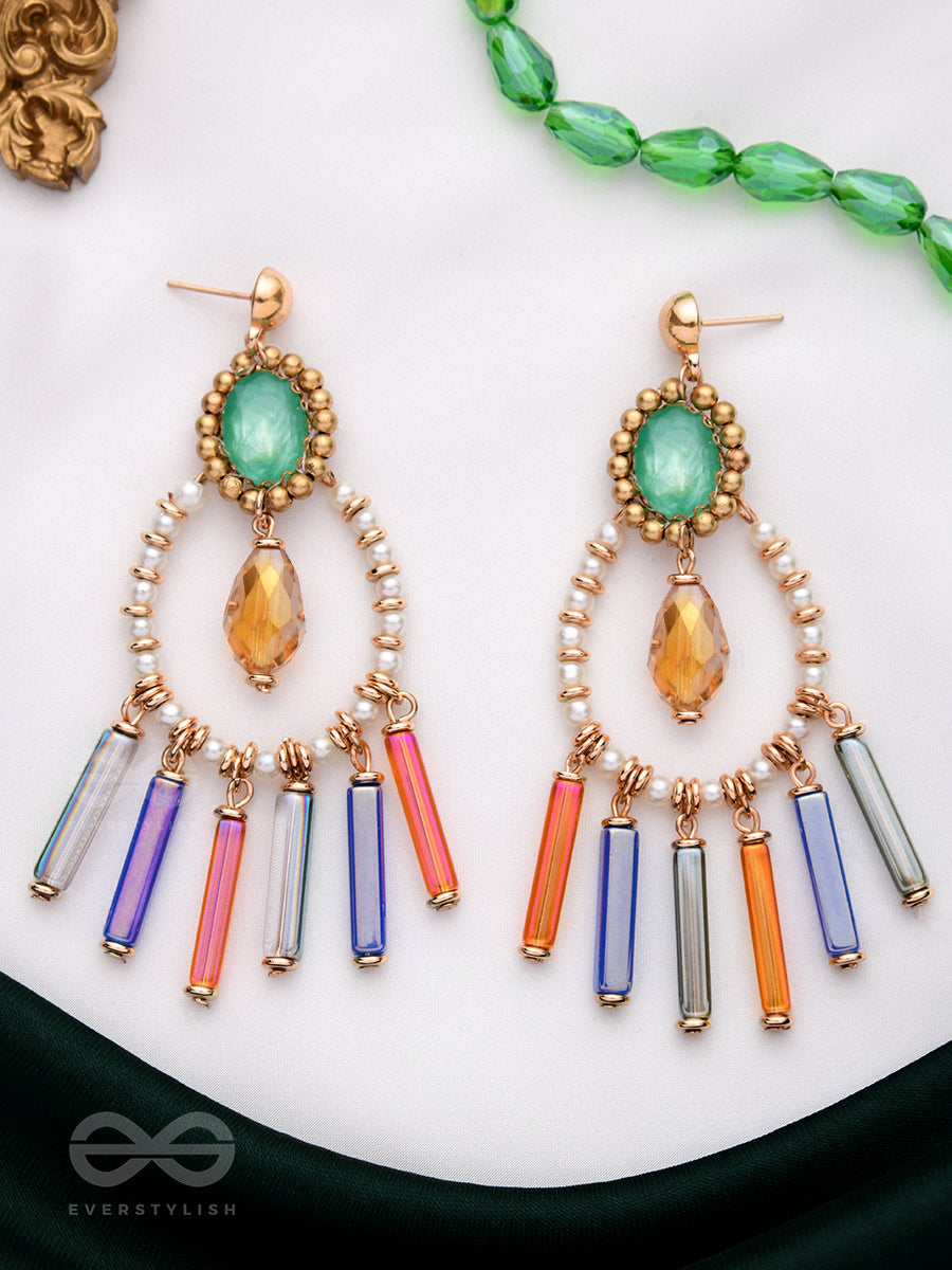 The Midnight Glam - Contemporary Statement Earrings