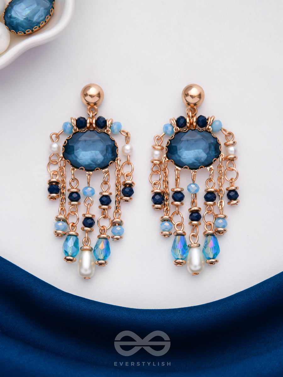 The Sparkling Skyline - Statement Drop Earrings