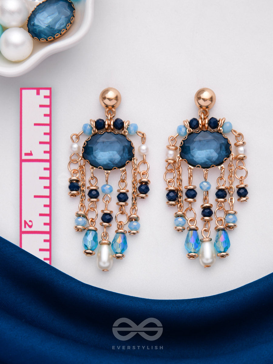 The Sparkling Skyline - Statement Drop Earrings