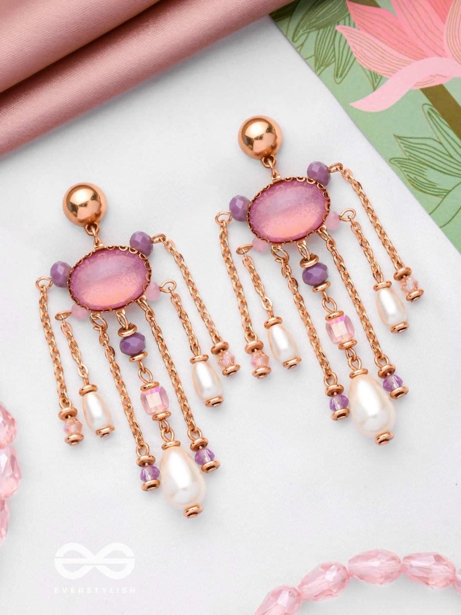 The Shower Of Elegance - Classic Pearl Earrings