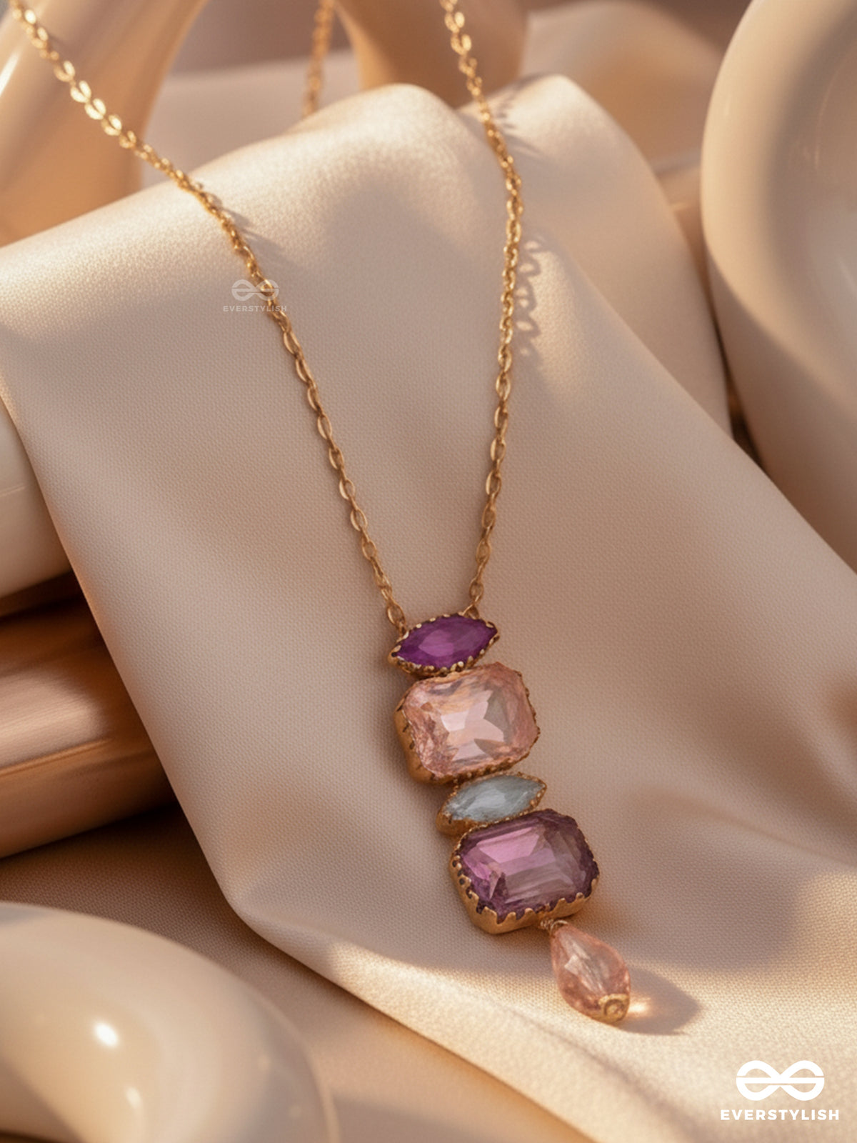 The Colourful Dreams - Handmade Statement Necklace With Anti-Tarnish Coating