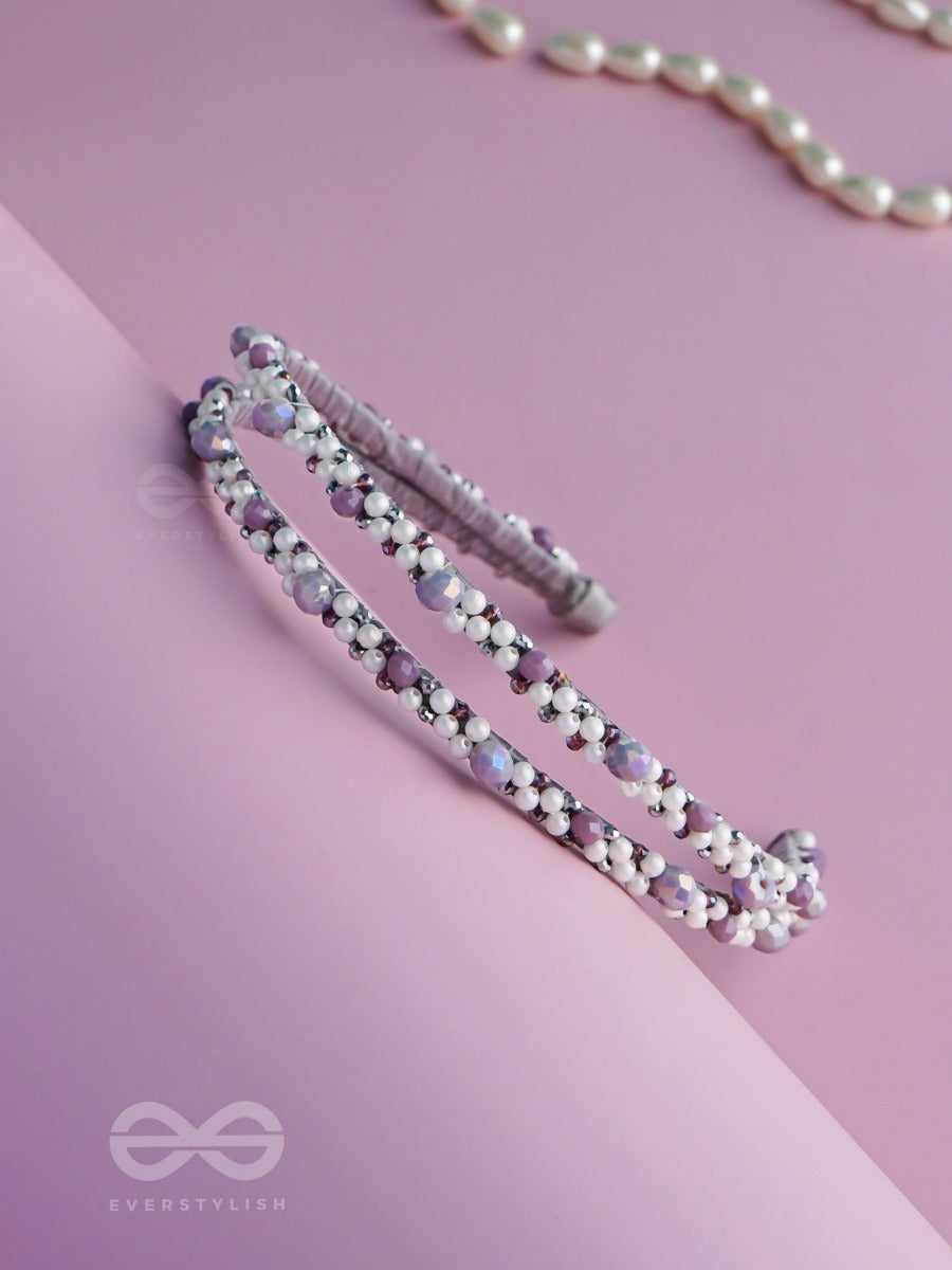 Vivikta - The Refined Splendor - Beaded Hand Embroidered Hairband